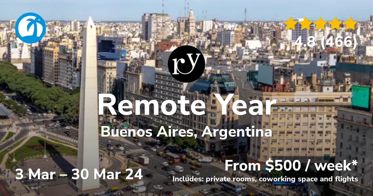 Remote Year Nomad Retreat In Buenos Aires Argentina Mar 2024   Buenos Aires Argentina Mar 2024 