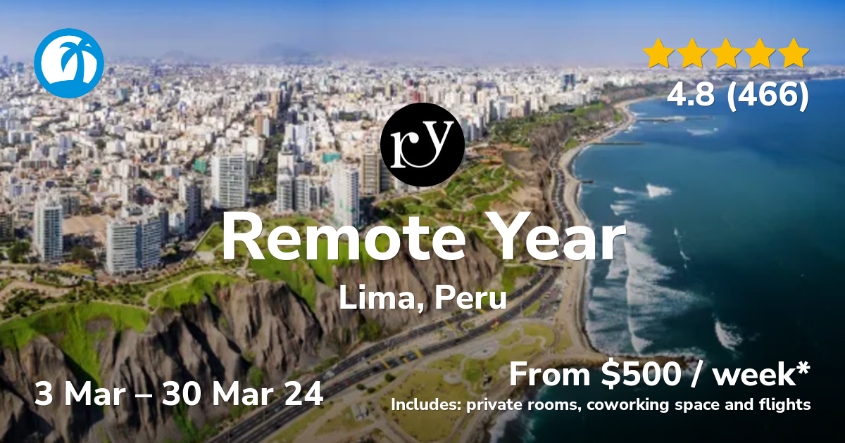 Remote Year Nomad Retreat In Lima Peru Mar 2024   Lima Peru Mar 2024 